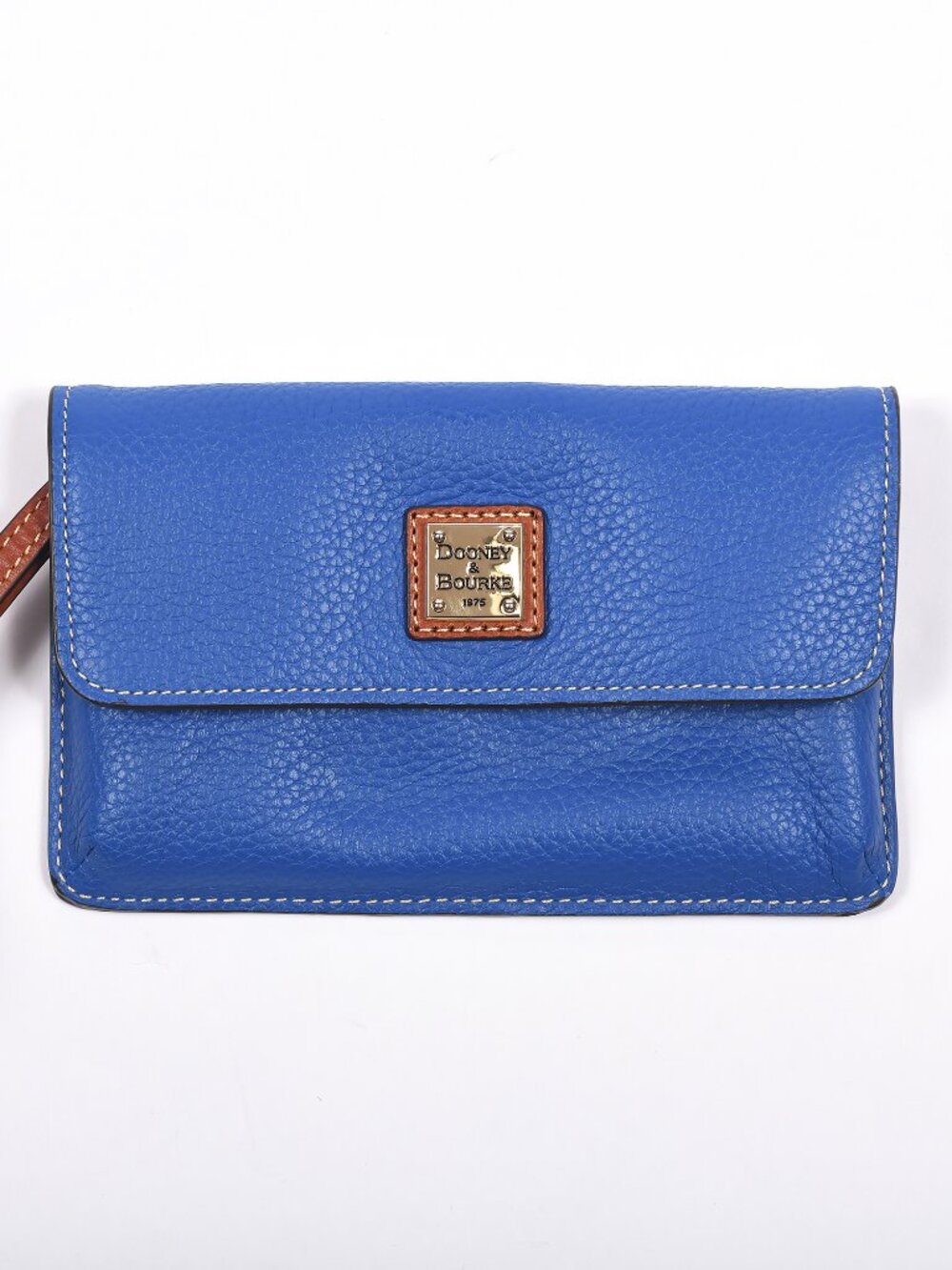 Dooney & Bourke Milly Wristlet French Blue Pebble Leather Wallet NWT ZR0236